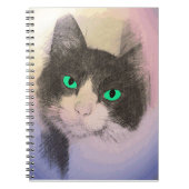 TUXEDO CAT ART NOTEBOOK NOTIZBLOCK (Vorderseite)