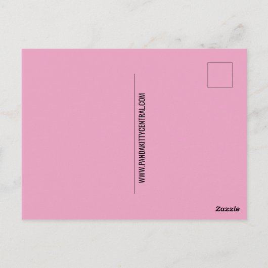 TUXEDO CAT ART POSTCARDS, PANDA KITTY CAT POSTCARD POSTKARTE (Rückseite)