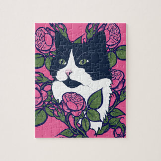 Tuxedo Cat Artwork Puzzle