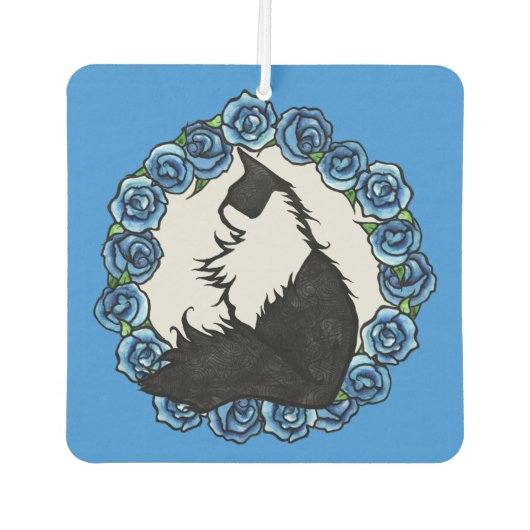 Tuxedo Cat Autolufterfrischer (Vorderseite)