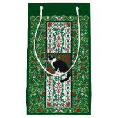 Tuxedo Cat Baroque Kleine Geschenktüte (Vorderseite)