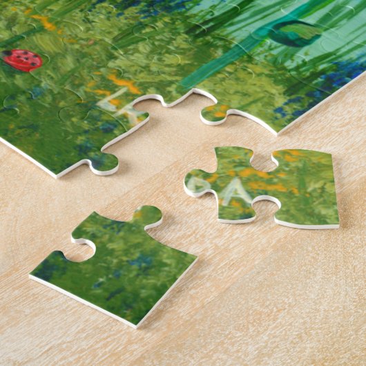 Tuxedo Cat Butterfly Art Puzzle (Seite)