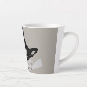 Tuxedo Cat Chilling Milchtasse (Rechts)