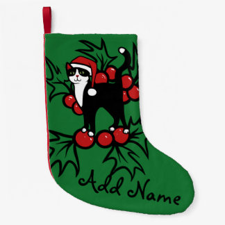 Tuxedo Cat Christmas Kleiner Weihnachtsstrumpf