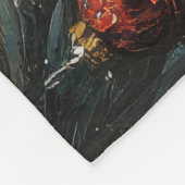 Tuxedo Cat Christmas Vintag Beach Fleecedecke (Ecke)