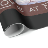 Tuxedo Cat Coffee Co. Liebe beim ersten Sip Funny Geschenkpapier (Rolleneckpunkt)