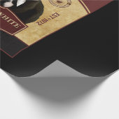 Tuxedo Cat Coffee Geschenkpapier (Ecke)