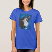 Tuxedo Cat Coole Haustiere Kleidung Custom Art Shi T-Shirt (Vorderseite)