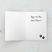 Tuxedo Cat Design Grußkarte Feiertagskarte (Innenseite)