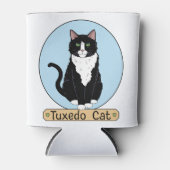 Tuxedo Cat Dosenkühler (Vorderseite)