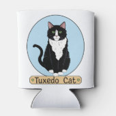 Tuxedo Cat Dosenkühler (Rückseite)