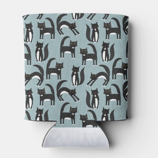 Tuxedo Cat Dosenkühler (Rückseite)