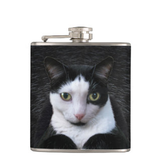 Tuxedo Cat Flask Flachmann