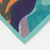 Tuxedo Cat Fleecedecke (Ecke)