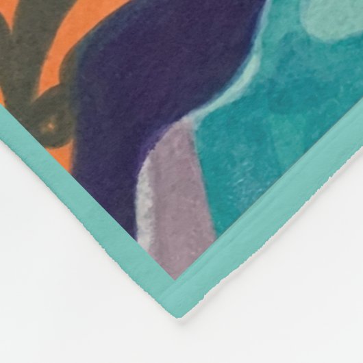 Tuxedo Cat Fleecedecke (Ecke)