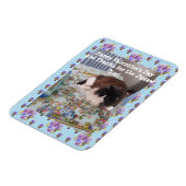 Tuxedo Cat Funny Jigsaw Cats Valentines Day Magnet (Linke Seite)