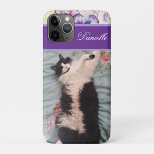 Tuxedo Cat Funny Niedlich bei einem glücklichen Ta Case-Mate iPhone Hülle