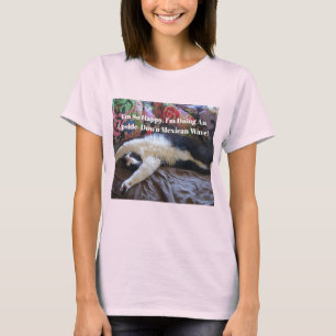 Tuxedo Cat Funny Niedlich, ein Mexikanisches Wave T-Shirt