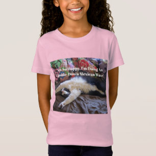 Tuxedo Cat Funny Niedlich, ein Mexikanisches Wave T-Shirt