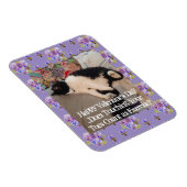 Tuxedo Cat Funny Touching Toes Valentines Day Magnet (Rechte Seite)