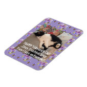 Tuxedo Cat Funny Touching Toes Valentines Day Magnet (Linke Seite)