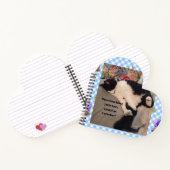 Tuxedo Cat Funny Zitat Schwarze und Weiße Katzen M Notizblock (Innenseite)