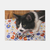 Tuxedo Cat Fußmatte (Vorderseite)