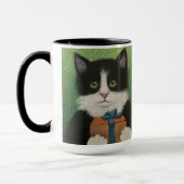 Tuxedo Cat Geschenk Tasse (Links)