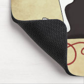 Tuxedo Cat - glückliche Tage Mousepad (Ecke)