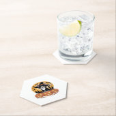 Tuxedo Cat Halloween Hexenkürbis Niedliche Pumpkin Untersetzer (Vor Ort)