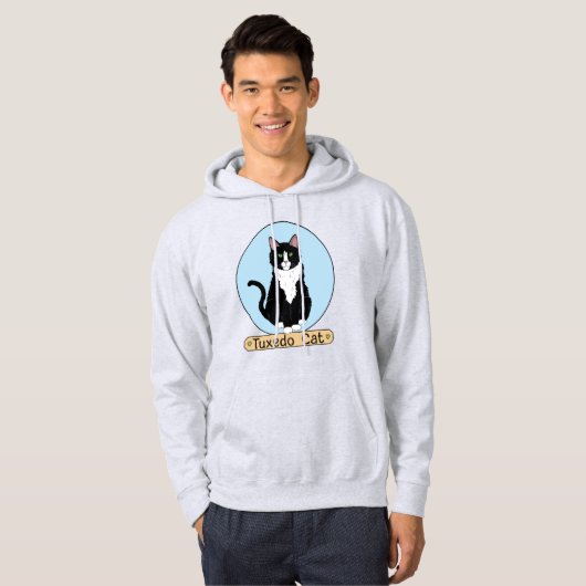 Tuxedo Cat Hoodie (Vorne ganz)