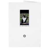 Tuxedo Cat in Window Painting Original Animal Art (Hinten)