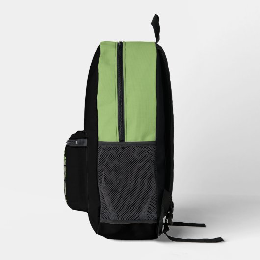 Tuxedo Cat in Window Painting Original Animal Art Bedruckter Rucksack (Rechts)