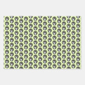 Tuxedo Cat in Window Painting Original Animal Art Geschenkpapier Set (Vorderseite)