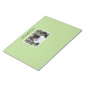 Tuxedo Cat in Window Painting Original Animal Art Notizblock (angewinkelt)