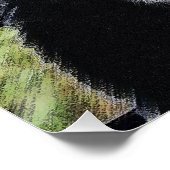 Tuxedo Cat in Window Painting Original Animal Art Poster (Ecke)