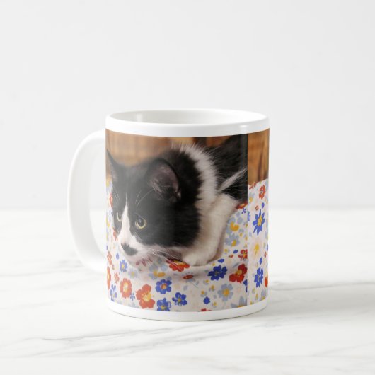 Tuxedo Cat Kaffeetasse (Vorderseite Links)