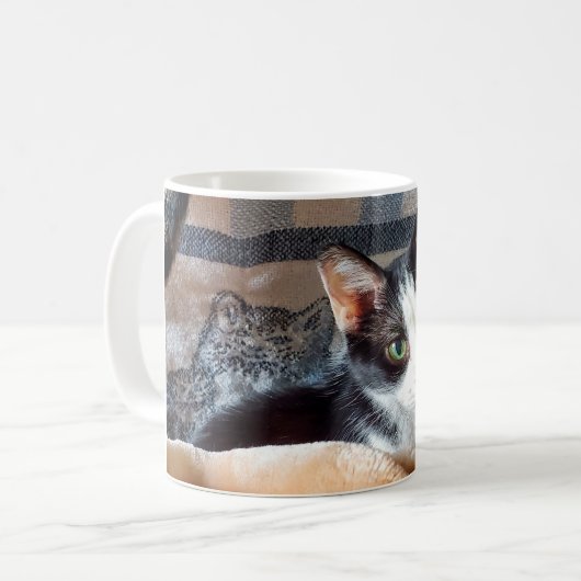 Tuxedo Cat Kaffeetasse (Vorderseite Links)