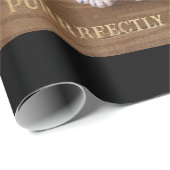 Tuxedo Cat Koch Kaffee Liebe Tuxedo Lover Katzenle Geschenkpapier (Rolleneckpunkt)