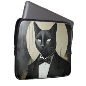 Tuxedo Cat Laptopschutzhülle (Vorne Rechts)