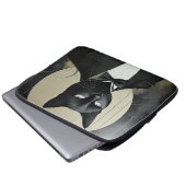 Tuxedo Cat Laptopschutzhülle (Vorne Knopf)
