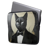 Tuxedo Cat Laptopschutzhülle (Vorderseite Links)