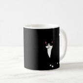 Tuxedo Cat Mama Kaffeetasse (VorderseiteRechts)