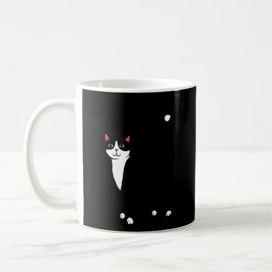 Tuxedo Cat Mama Kaffeetasse (Links)