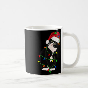 Tuxedo Cat Meow Santa Tuxie Weihnachtsbaumleuchten Kaffeetasse