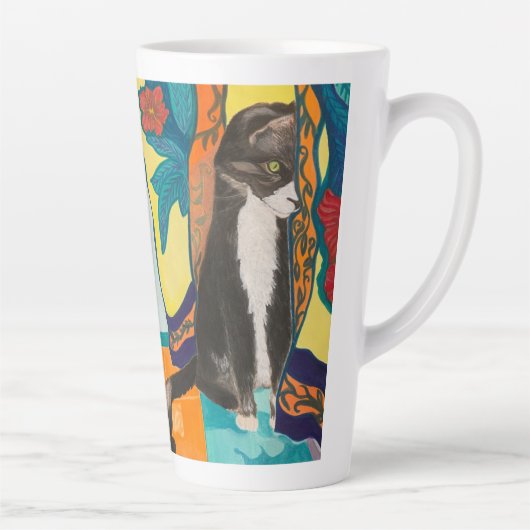 Tuxedo Cat Milchtasse (Rechts)