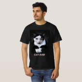 Tuxedo Cat mit dem Text T-Shirt (Vorne ganz)