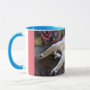 Tuxedo Cat Niedlich eine mexikanische Wave Tasse