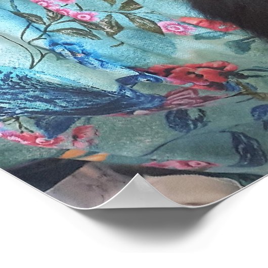 Tuxedo Cat Niedlich Funny Shabby Schlafkatzen Post Poster (Ecke)