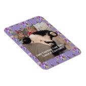 Tuxedo Cat Niedlich Happy Birthday Touching Toches Magnet (Rechte Seite)